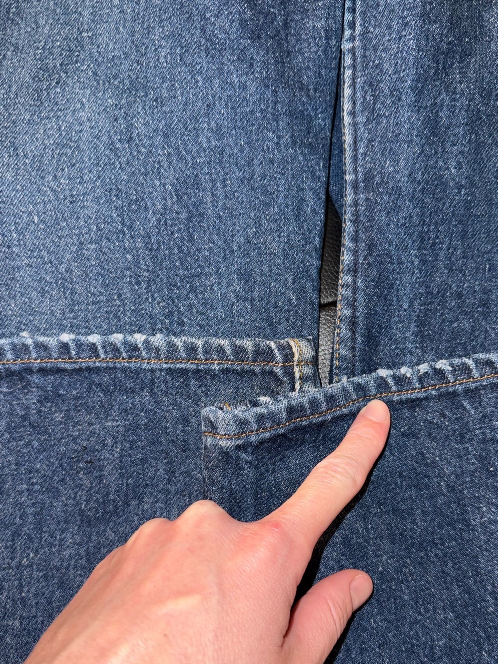 Vintage 1985 Made in USA Levi’s 701 Student Fit Student 501s Dark Wash - Picture 12 of 12